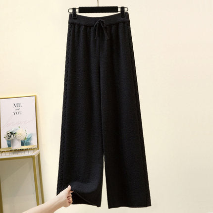 Sweater Was Thin And Versatile Casual Pants Two-piece Suit