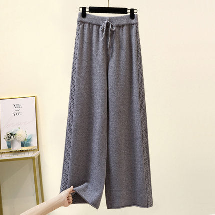 Sweater Was Thin And Versatile Casual Pants Two-piece Suit