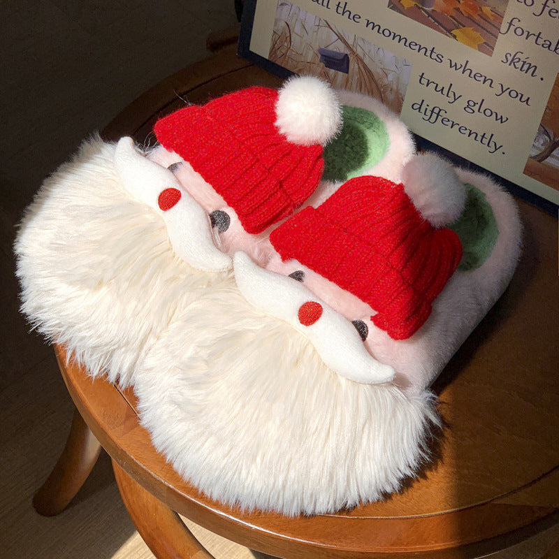 Cute Santa Claus Home Slippers
