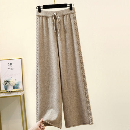 Sweater Was Thin And Versatile Casual Pants Two-piece Suit