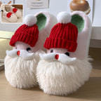 Cute Santa Claus Home Slippers