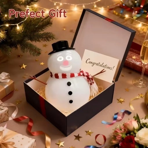 Talking light-up animated snowman Christmas decoration
