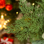 24in Christmas Wreath Foliage Cedar With Pinecone & Berry Accents Artificial Plants Garland