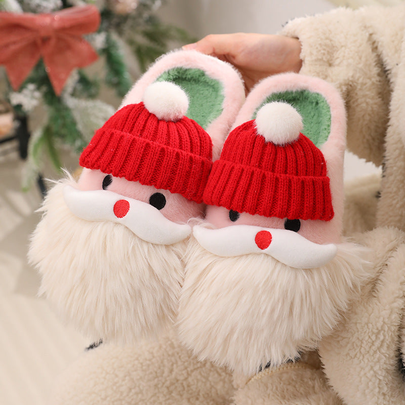 Cute Santa Claus Home Slippers