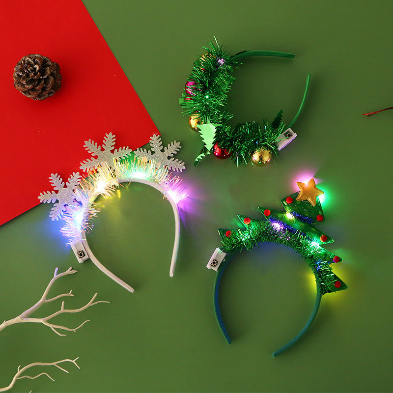 IPC Christmas Hair Band Glowing Headband Merry Christmas Gift