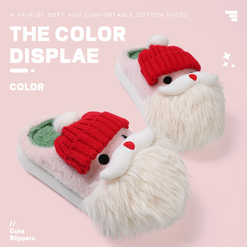 Cute Santa Claus Home Slippers