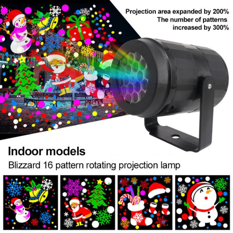 Christmas Party Lights Snowflake Projector Light Christmas Decor