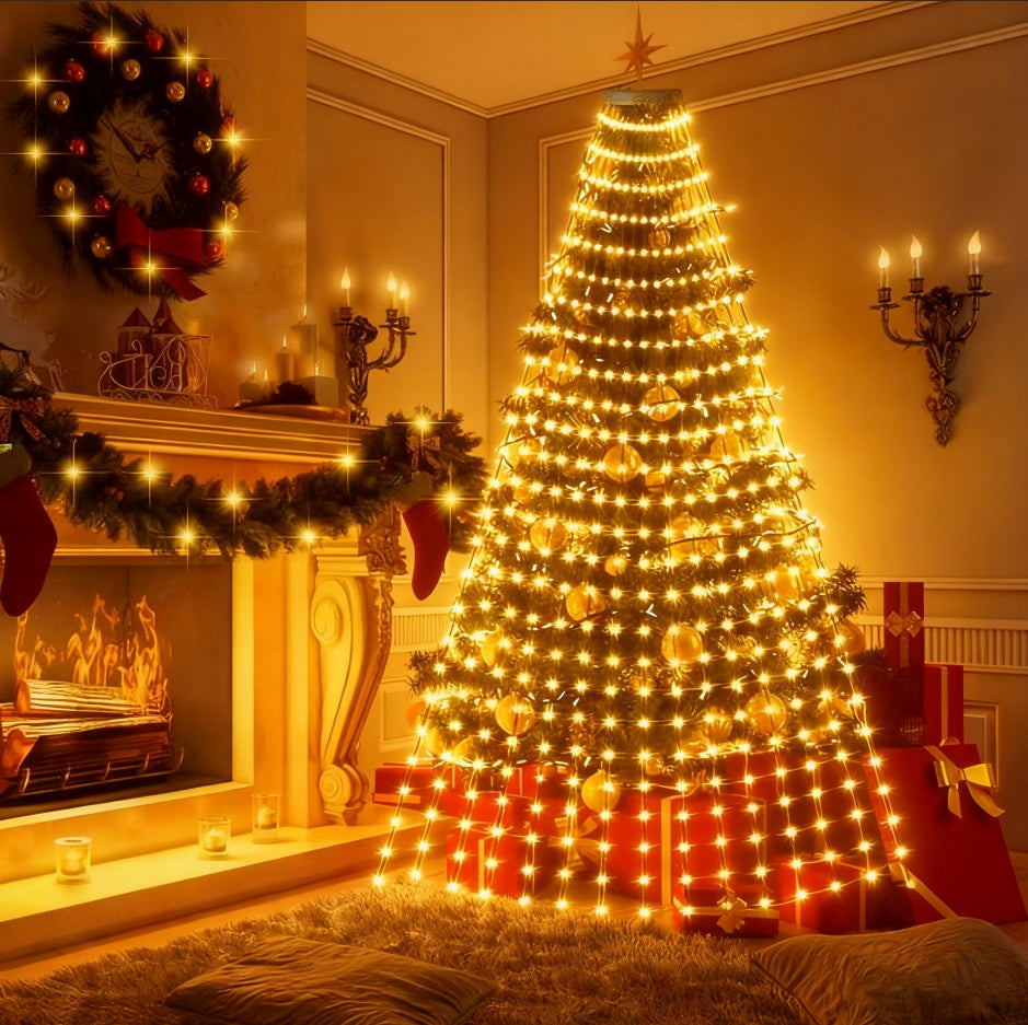 Christmas Tree Light Strings, LED Light Strings With Remote Control, Christmas Decorations