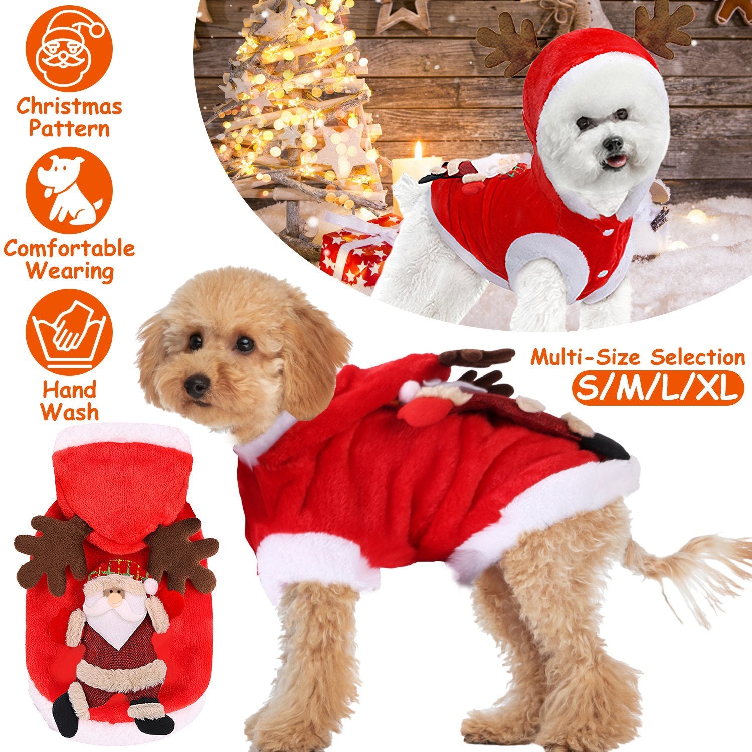 1Pc Pet Christmas Clothes